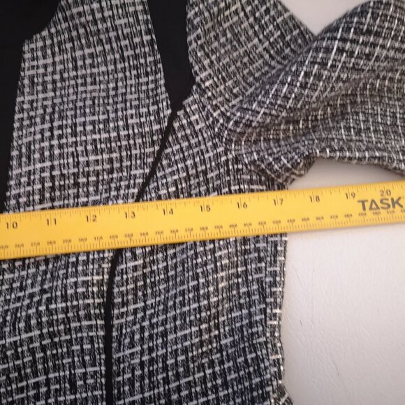 Jones New York Petite Black & White Blazer / Jacket - Picture 6 of 8